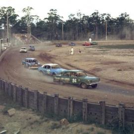 Car racing, Sunshine Coast Speedway, Wappa Falls Road, Yandina, May 1974