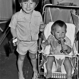 Family outing, Mayfair Arcade, Tewantin, December 1973