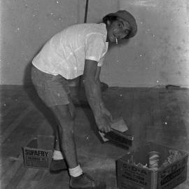 Cleanup, Mayfair Arcade, Tewantin, December 1973