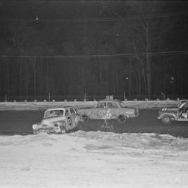 Car racing, Sunshine Coast Speedway, Wappa Falls Road, Yandina, December 1973
