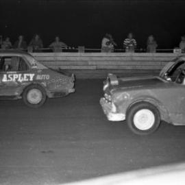 Car racing, Sunshine Coast Speedway, Wappa Falls Road, Yandina, December 1973