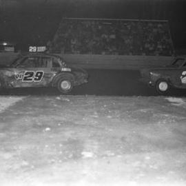 Car racing, Sunshine Coast Speedway, Wappa Falls Road, Yandina, December 1973