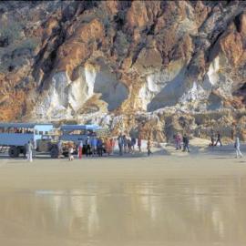 Daytrippers, Coloured Sands Tour, Teewah Beach, Noosa North Shore, July 1974 