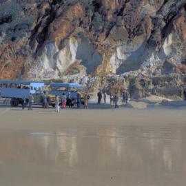 Daytrippers, Coloured Sands Tour, Teewah Beach, Noosa North Shore, July 1974 