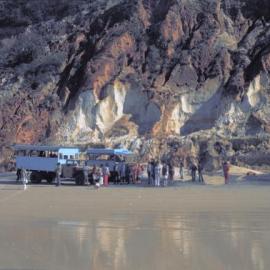 Daytrippers, Coloured Sands Tour, Teewah Beach, Noosa North Shore, July 1974 