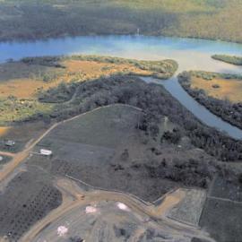 Aerial view, Riveredge Estate, Tewantin, October 1974