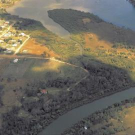Aerial view, Riveredge Estate, Tewantin, October 1974