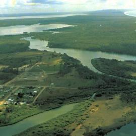 Aerial view, Riveredge Estate, Tewantin, October 1974