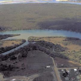Aerial view, Riveredge Estate, Tewantin, October 1974