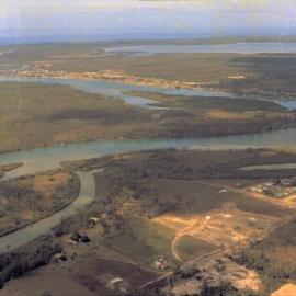 Aerial view, Riveredge Estate, Tewantin, October 1974