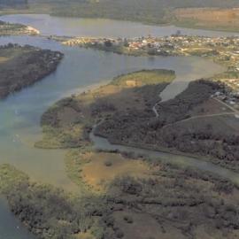 Aerial view, Riveredge Estate, Tewantin, October 1974