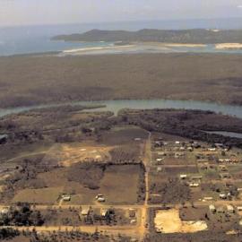 Aerial view, Riveredge Estate, Tewantin, October 1974
