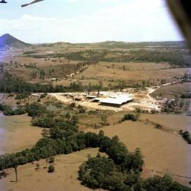 Aerial view, PGH Brickworks, Cooroy, 21 October 1977