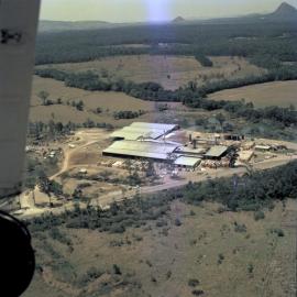 Aerial view, PGH Brickworks, Cooroy, 21 October 1977