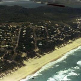 Aerial view, Sunshine Beach, February 1981