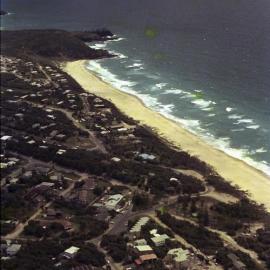 Aerial view, Sunshine Beach, February 1981
