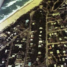 Aerial view, Sunshine Beach, February 1981