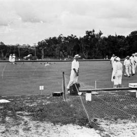 Bowlers, Greens Christening day celebrations, Noosa Heads Bowls Club, Lanyana Way, Noosa Heads, 26 December 1969