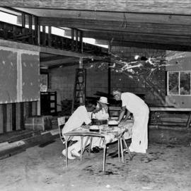 Bowlers, Greens Christening day celebrations, Noosa Heads Bowls Club, Lanyana Way, Noosa Heads, 26 December 1969