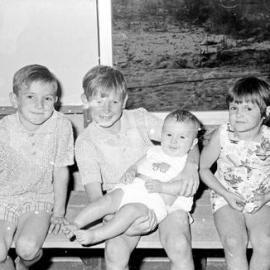 Attendees, Greens Christening day celebrations, Noosa Heads Bowls Club, Lanyana Way, Noosa Heads, 26 December 1969
