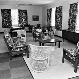 Dining and Lounge room, Noosa Nursing Centre, Moorindil Street, Tewantin, 1977
