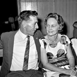Delce Fleming and Ken Gilchrest, Queen of the Waters Ball, Tewantin, 1962