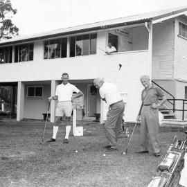 Golfers, Tewantin-Noosa Golf Club, Tewantin, 1967