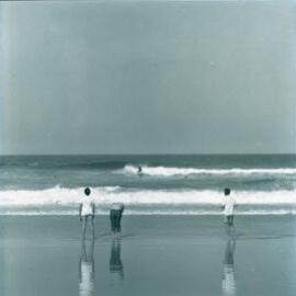 Competitor, Noosa Heads Surfboard Open, Sunshine Beach, September 1969