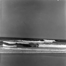 Competitor, Noosa Heads Surfboard Open, Sunshine Beach, September 1969