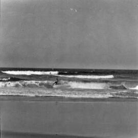 Competitor, Noosa Heads Surfboard Open, Sunshine Beach, September 1969