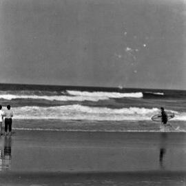 Competitor, Noosa Heads Surfboard Open, Sunshine Beach, September 1969