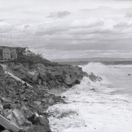 Erosion, Cyclone Dinah, Noosa Main Beach, Noosa Heads, 29-30 January 1967