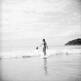Boardrider, Noosa Main Beach, Noosa Heads, 5 June 1966