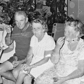New Year's Eve party, Kirriwina Motel and Caravan Park, Gympie Terrace, Noosaville, 31 December 1969