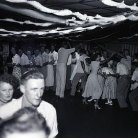 Dancers, Fancy Dress Ball, Laguna House, Hastings Street, Noosa Heads,  31 December 1953