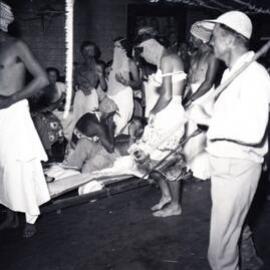 Fancy Dress Ball participants, Laguna House, Hastings Street, Noosa Heads, 1951