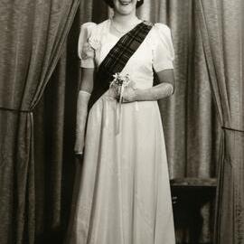 Debutante Ruth Dingwall, 1950