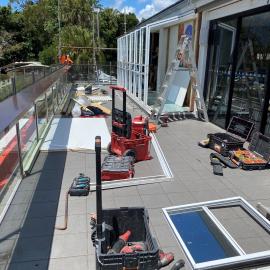Deck renovation, Noosa Yacht and Rowing Club, 142 Gympie Terrace, Noosaville, November 2022
