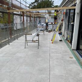 Deck renovation, Noosa Yacht and Rowing Club, 142 Gympie Terrace, Noosaville, November 2022