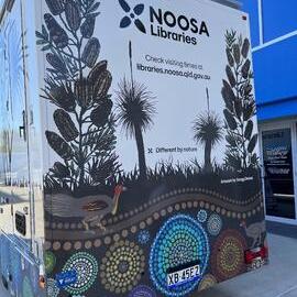 Noosa Libraries mobile vehicle, 1 June 2023
