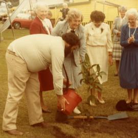 Commemorative tree planting, ca 1970s