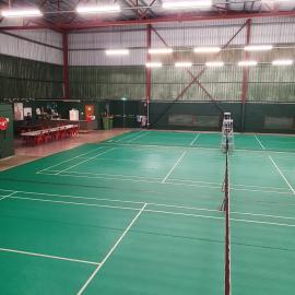 Refurbished courts, Cooroy Badminton Club, 26 Emerald Street, Cooroy, 3 September 2022
