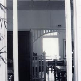 Dining room, Halse Lodge, 2 Halse Lane, Noosa Heads, September 1979