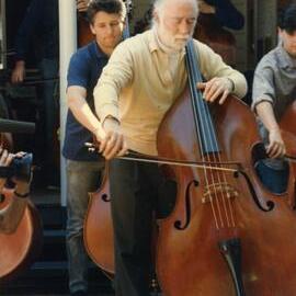 Double bass players, Halse Lodge, 2 Halse Lane, Noosa Heads 