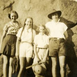 Beachgoers, Noosa National Park, Noosa Heads, 1941
