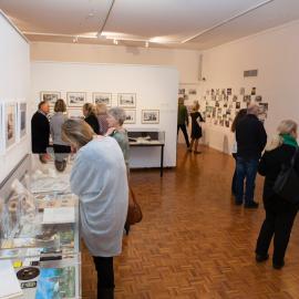 Attendees, Opening, 'What's up Sunshine?' exhibition, Noosa Regional Gallery, Tewantin, 15 June 2017
