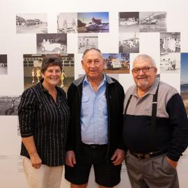 Sue Griffiths, George Pearce and Bill Griffiths, Opening, 'What's up Sunshine?' exhibition, Noosa Regional Gallery, Tewantin, 15 June 2017