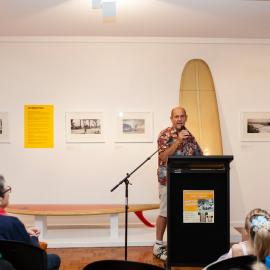 Gary Clist, Opening, 'What's up Sunshine?' exhibition, Noosa Regional Gallery, Tewantin, 15 June 2017