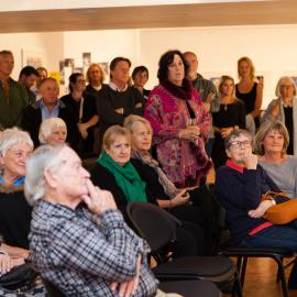 Attendees, Opening, 'What's up Sunshine?' exhibition, Noosa Regional Gallery, Tewantin, 15 June 2017