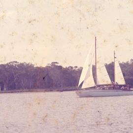 Catamaran, Noosa River, 1970s